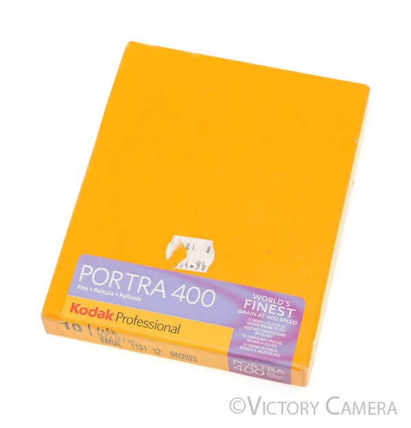 10 Sheets Kodak Portra 400 4x5 Film Expired 2023 [MINT]
