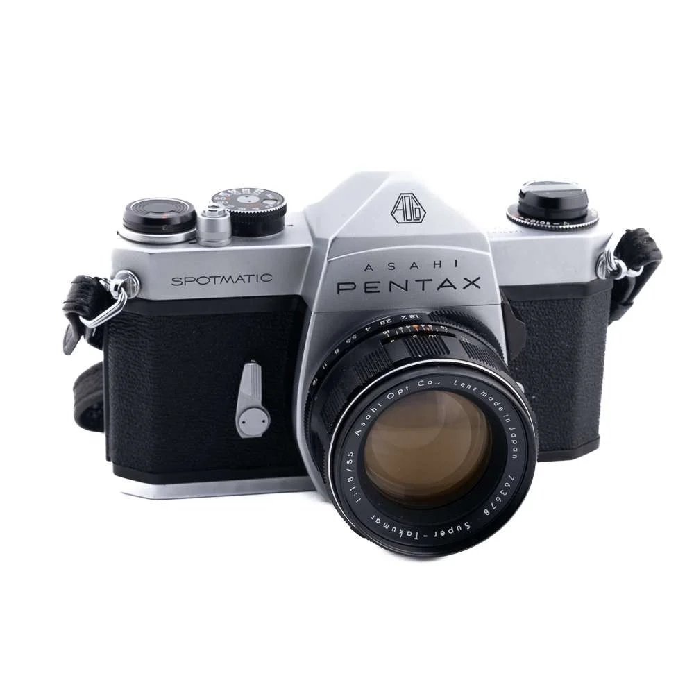Asahi Pentax Spotmatic SLR 35mm Film Camera with 50mm f/1.4 lens