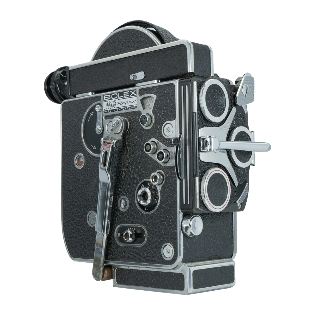 BolexH16 Reflex 16mm Cine Film Camera with Kern-Paillard Vario-Switar 18-86mm f/2.5