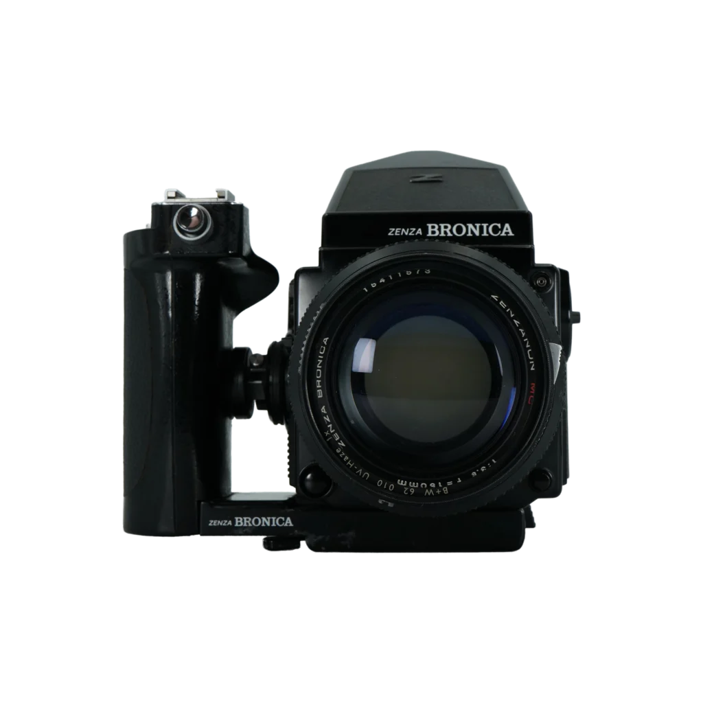 BronicaZenzaETR Si medium format film camera with150mm f/3.5 lens