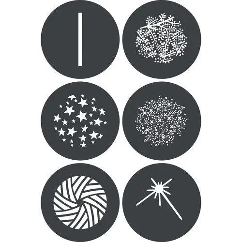 Godox GPGS3 Gobo Set for MG1200Bi Spotlight Mount (6-Pack)