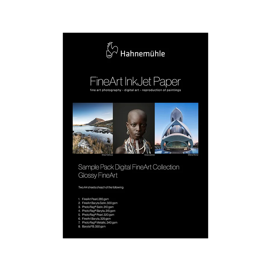 HahnemuhleHahnemühle FineArt Sampler; Glossy Paper - 8.5x11"