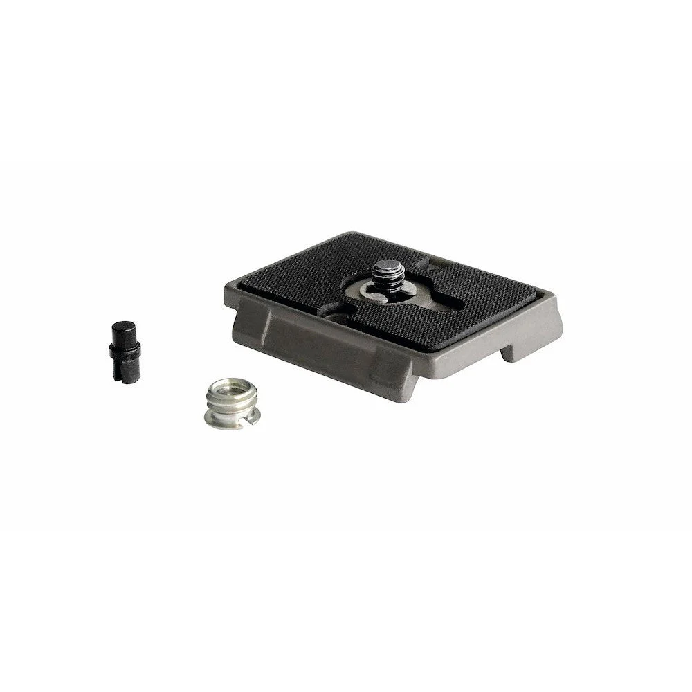 Manfrotto200Pl Quick Release Plate with 1/4'' Screw and Rubber Grip