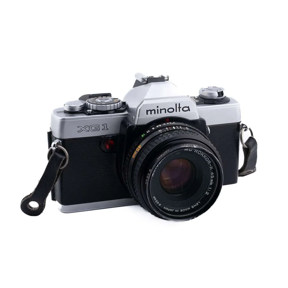 Minolta XG1 SLR 35mm Film Camera with 45mm f/2 lens