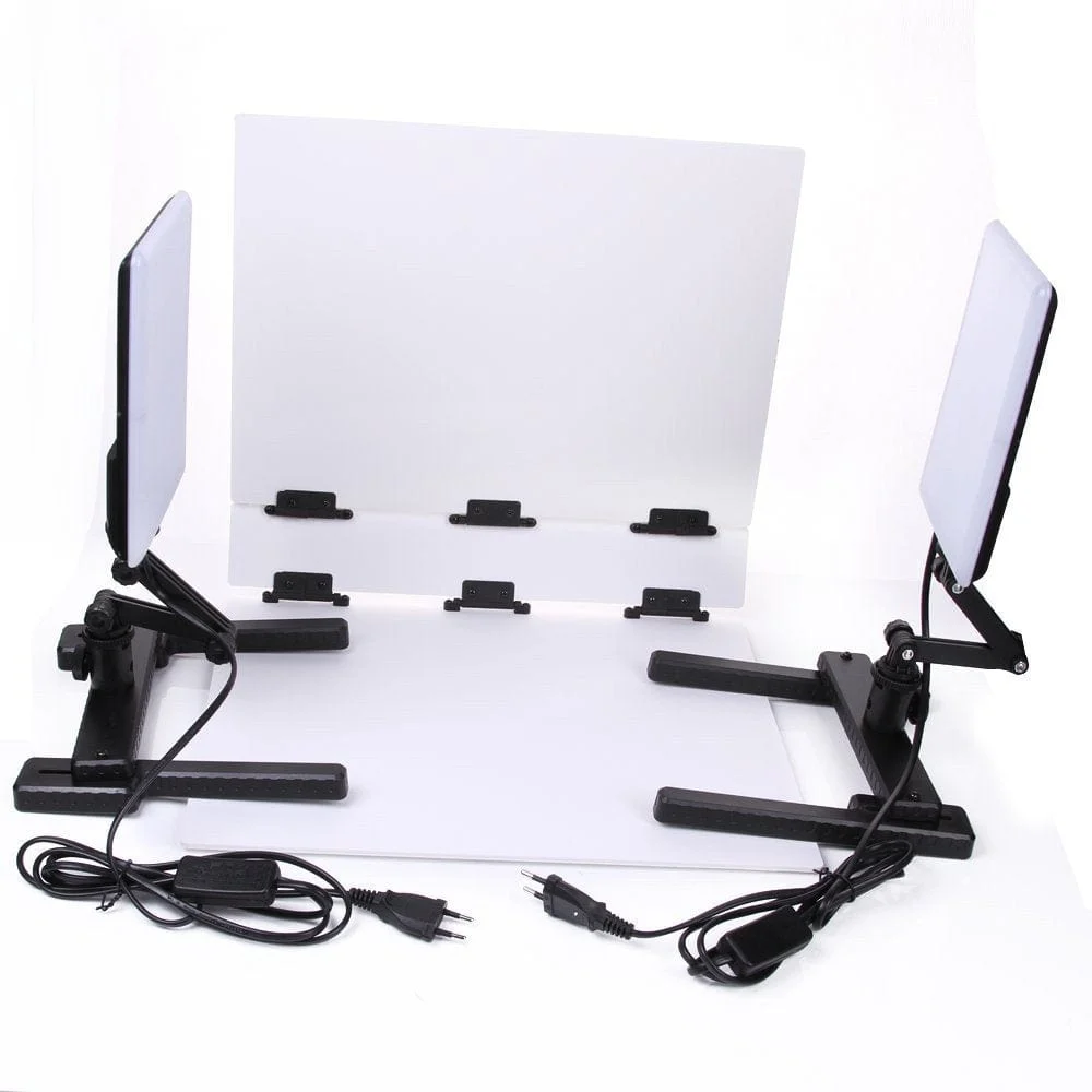Nanguang 3 Light LED Panel Tabletop Kit with Case and Accessories - BR – Camera Exchange
