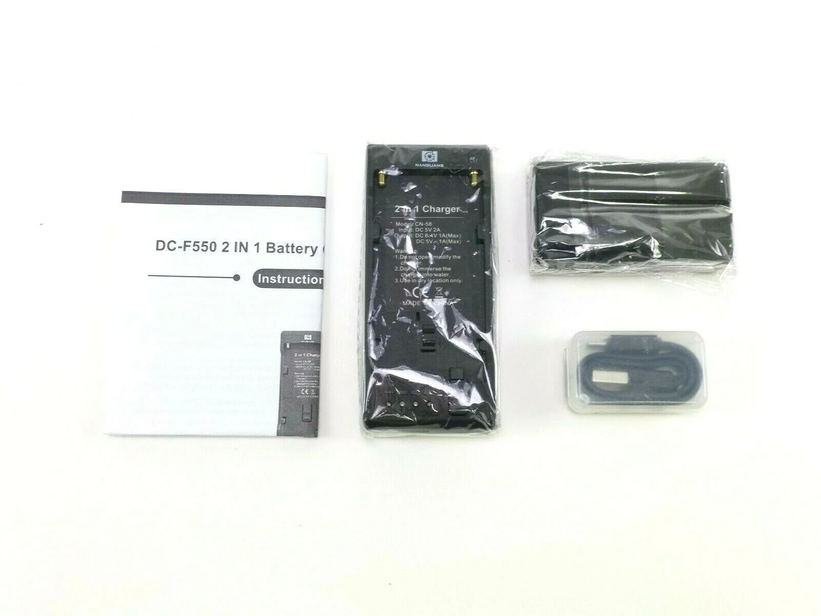 Nanguang Nanlite DC-F550 Battery and USB Charger - BRAND NEW! – Camera Exchange