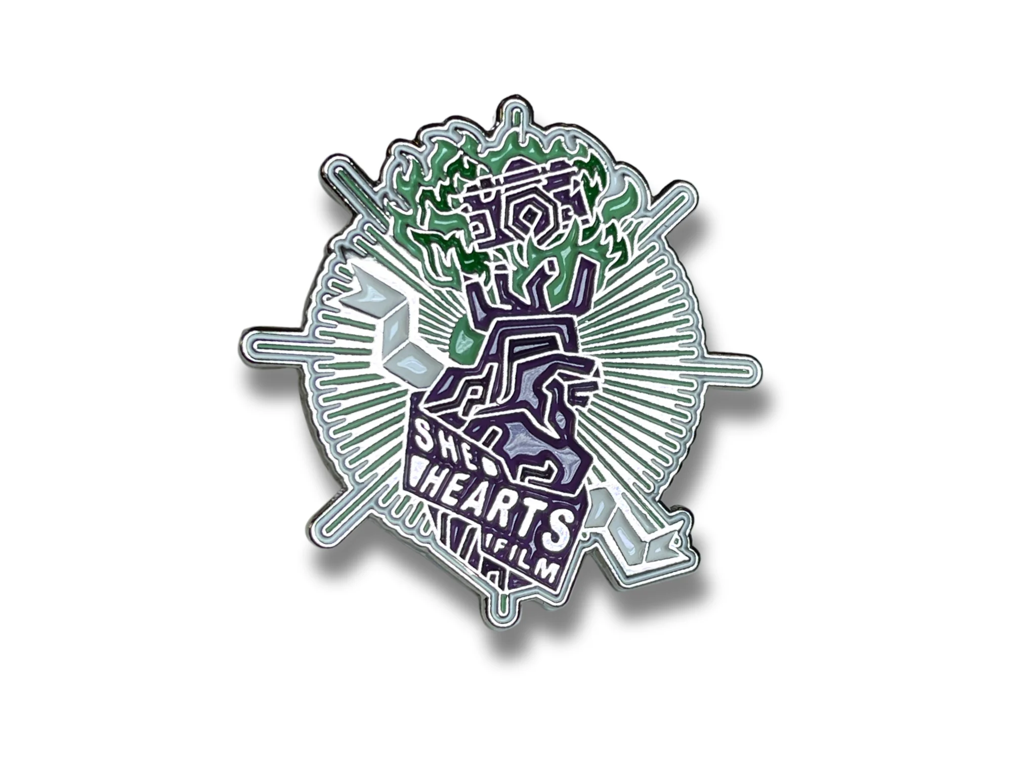 #SheHeartsFilm - Enamel Pin Badge